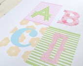 ABCD A very sweet alphabet print for the nursery wall