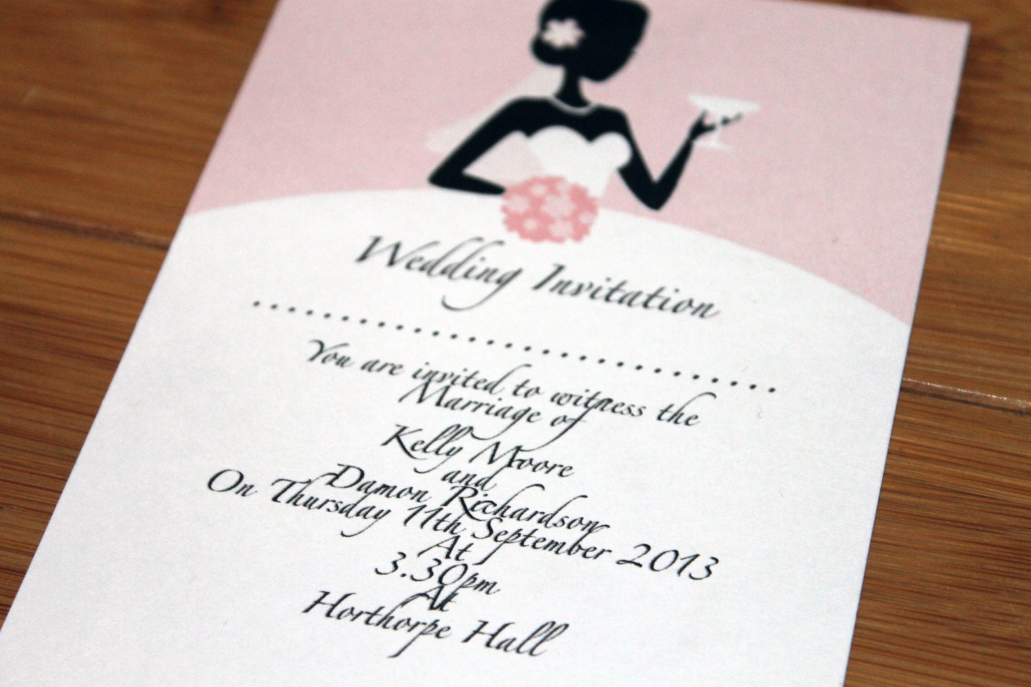Laura Invitation and RSVP Printable Template