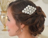 Vintage style rhinestone bridal hair comb wedding hair accessories bridal headpiece