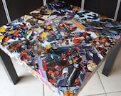 Transformers Comic Collage Table