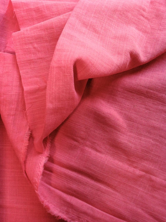 japanese cotton fabric -  double gauze  - soft like a cloud - rose pink - sold by half yard