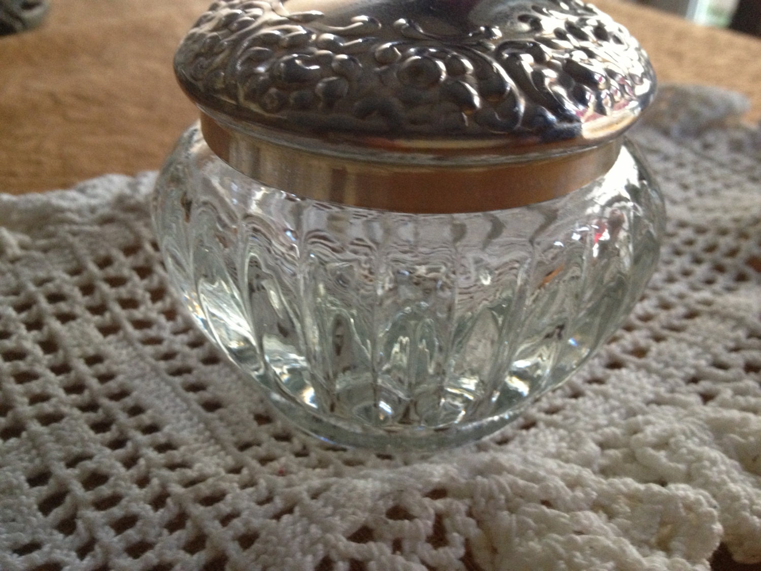 Vintage Houbigant Cream Jar
