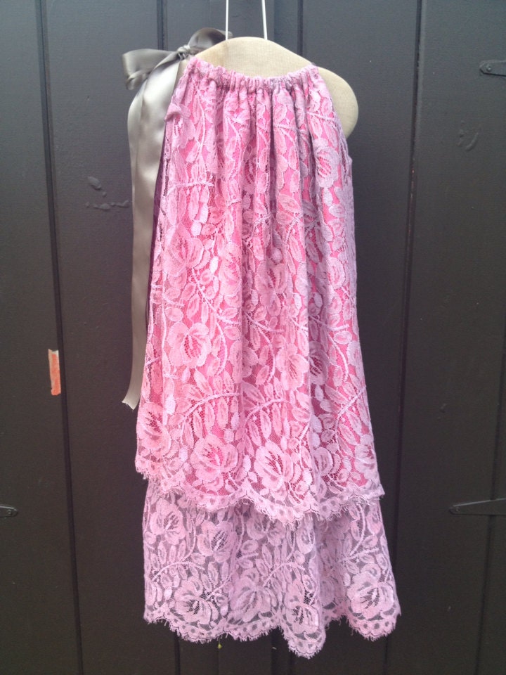 Great Gatsby Dress Girls Lace Flower Girl Dress