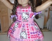 Hello Kitty American Girl Doll Clothes Dress