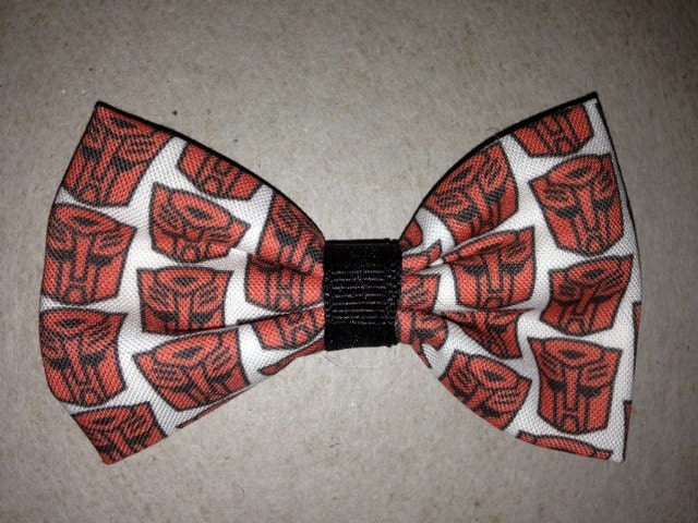 Transformers Autobot Themed Fabric Hair Bow