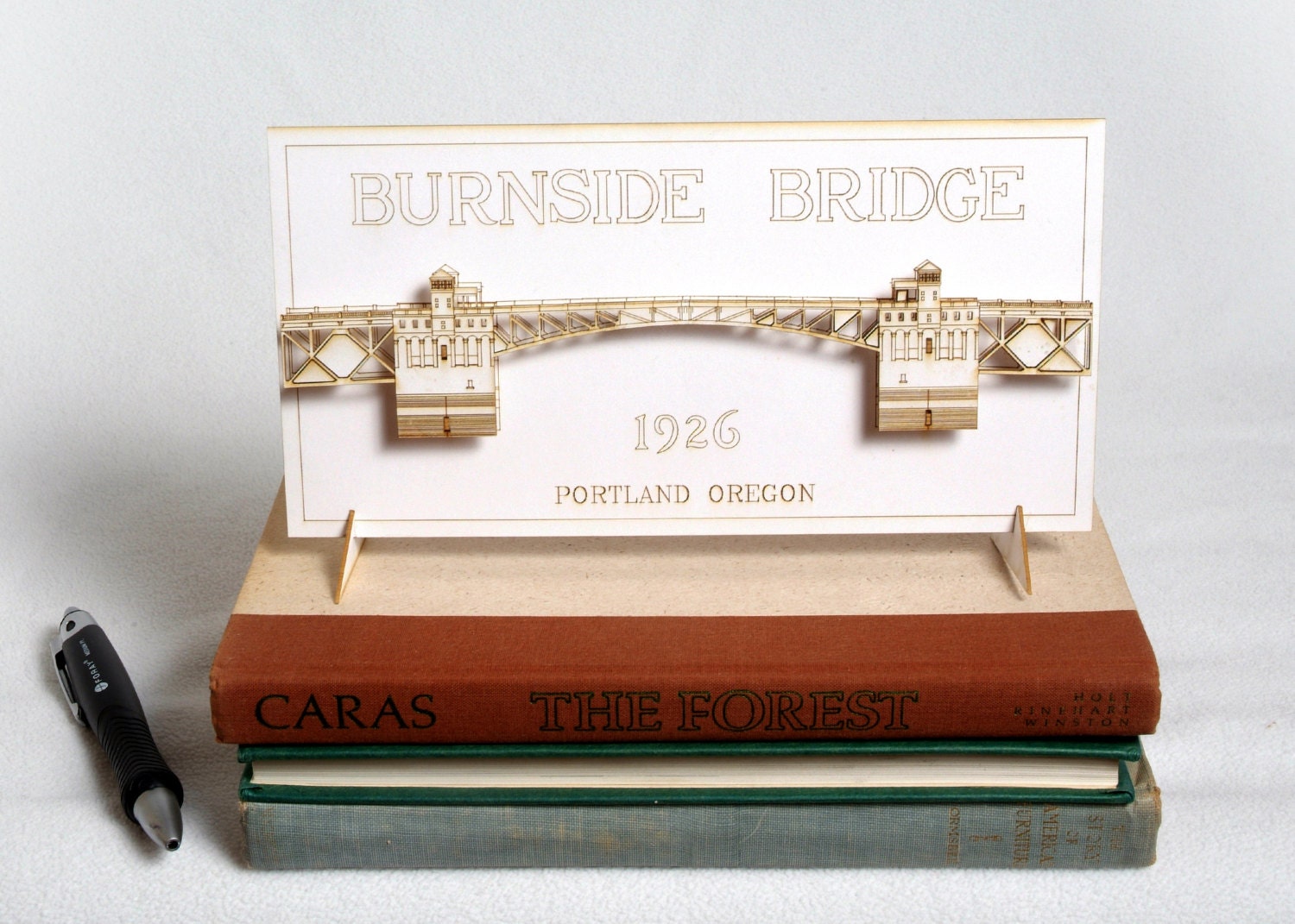 Laser Cut Bridge Card - Scale Model - Architect Designed