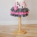 Girls Skirt, Girls Birthday Outfit, Girls Ruffle Skirt, Children's Clothing, Fancy Skirt, Polka-dots, Pink Skirt, Animal Print Skirt
