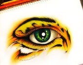 Eye have courage - Original ART 8x10