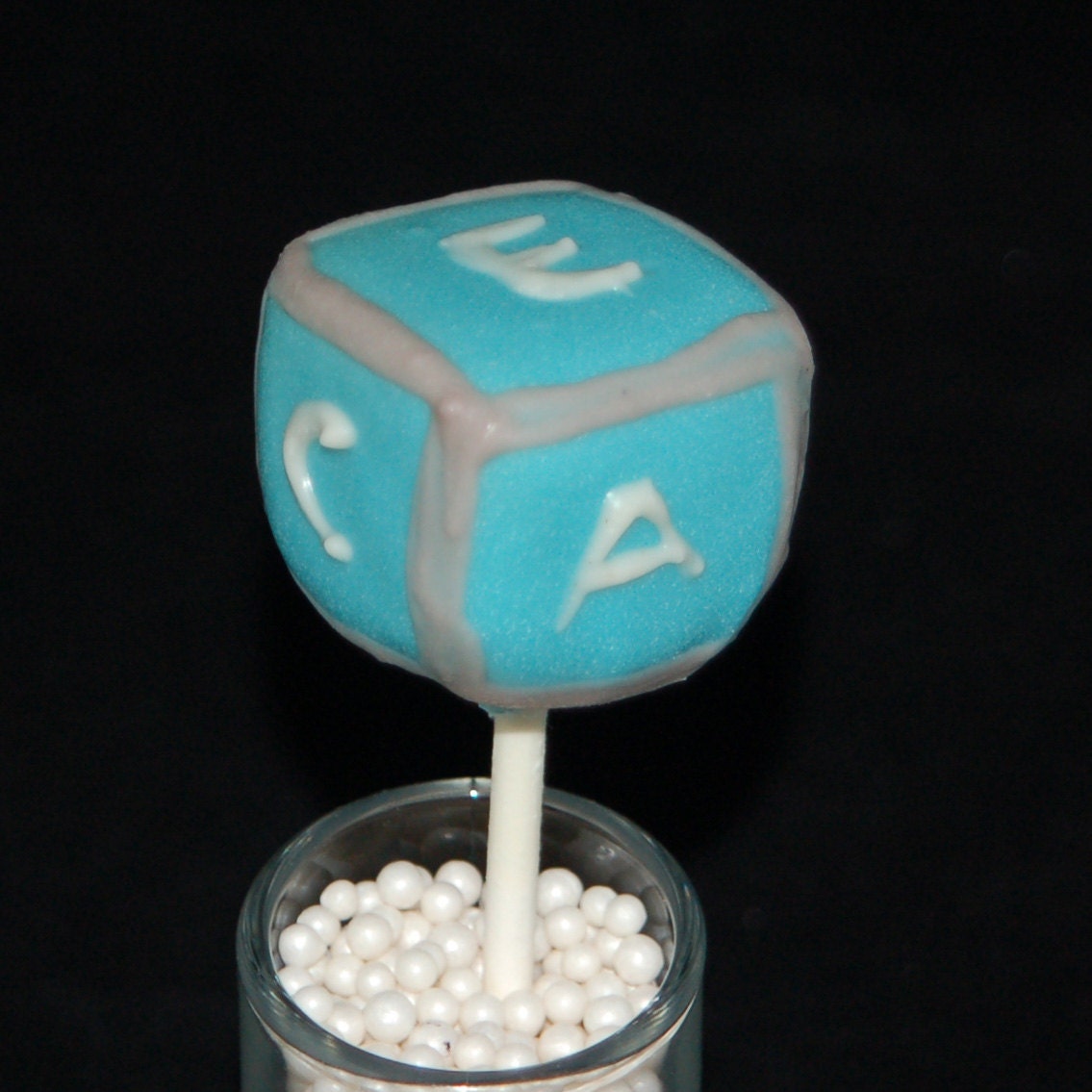 LETTER BLOCKS Cake Pops, Newborn Cake Pops, New Baby Cake Pops, Baby Shower Cake Pops
