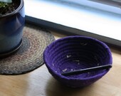 Crown Royal Bag Fabric Coil Bowl Basket