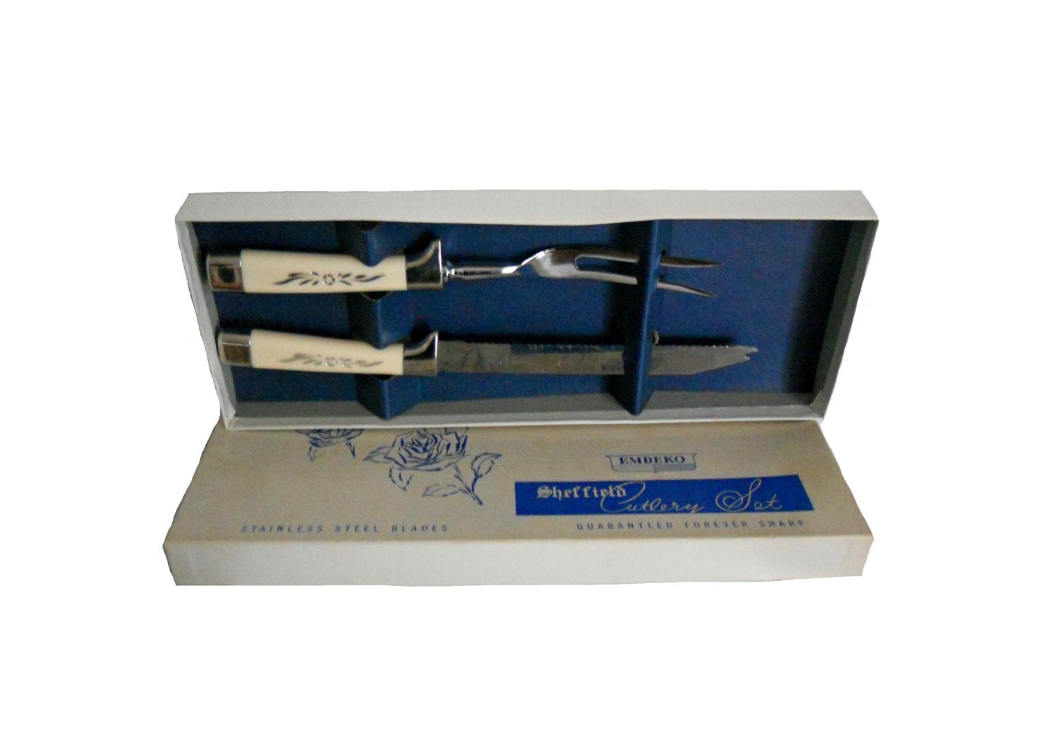 Vintage Carving Set - Stainless Steel "Miracle Worker" Knife