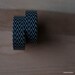 Japanese Washi Tape - Masking Tape Roll in Black Zig Zag Pattern - Chevron Pattern
