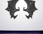 Wings, Bat's, Vampire's, Halloween - Decal, Sticker, Vinyl, Wall, Home, Holiday, Dorm Decor