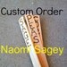 Custom Listing for Naomi with Additional Background Color Wash Added