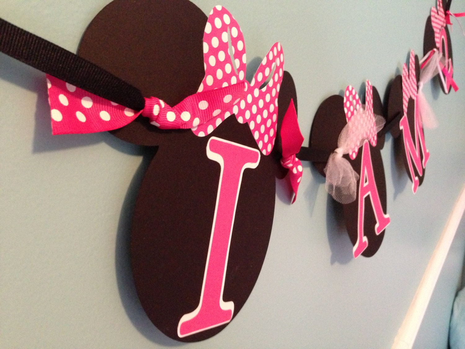 Minnie Mouse Birthday Banner