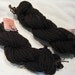 Yarn Handspun wool, Black Coffee, deep brown-black, soft natural Black Sheep
