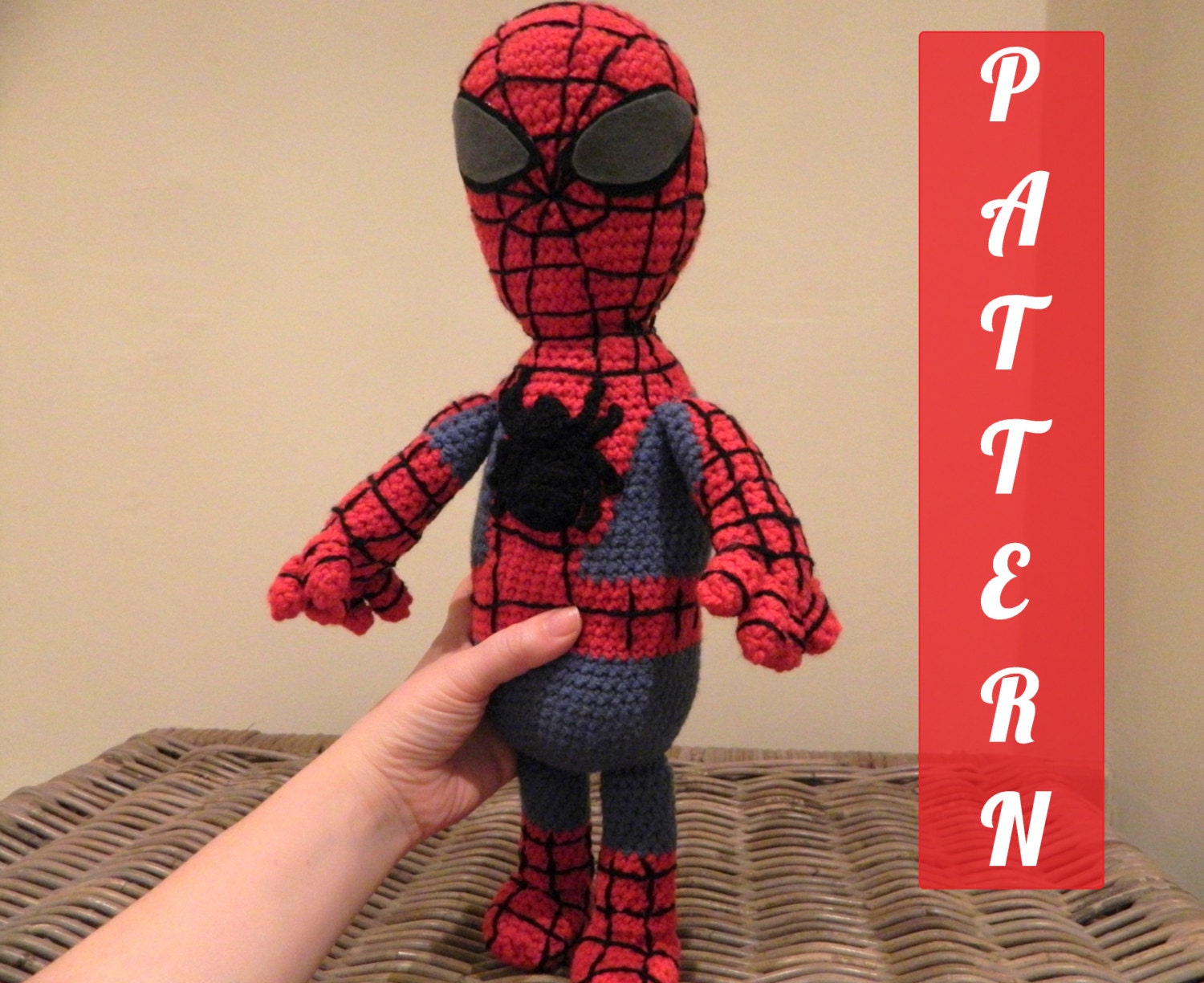 large stuffed spider man doll