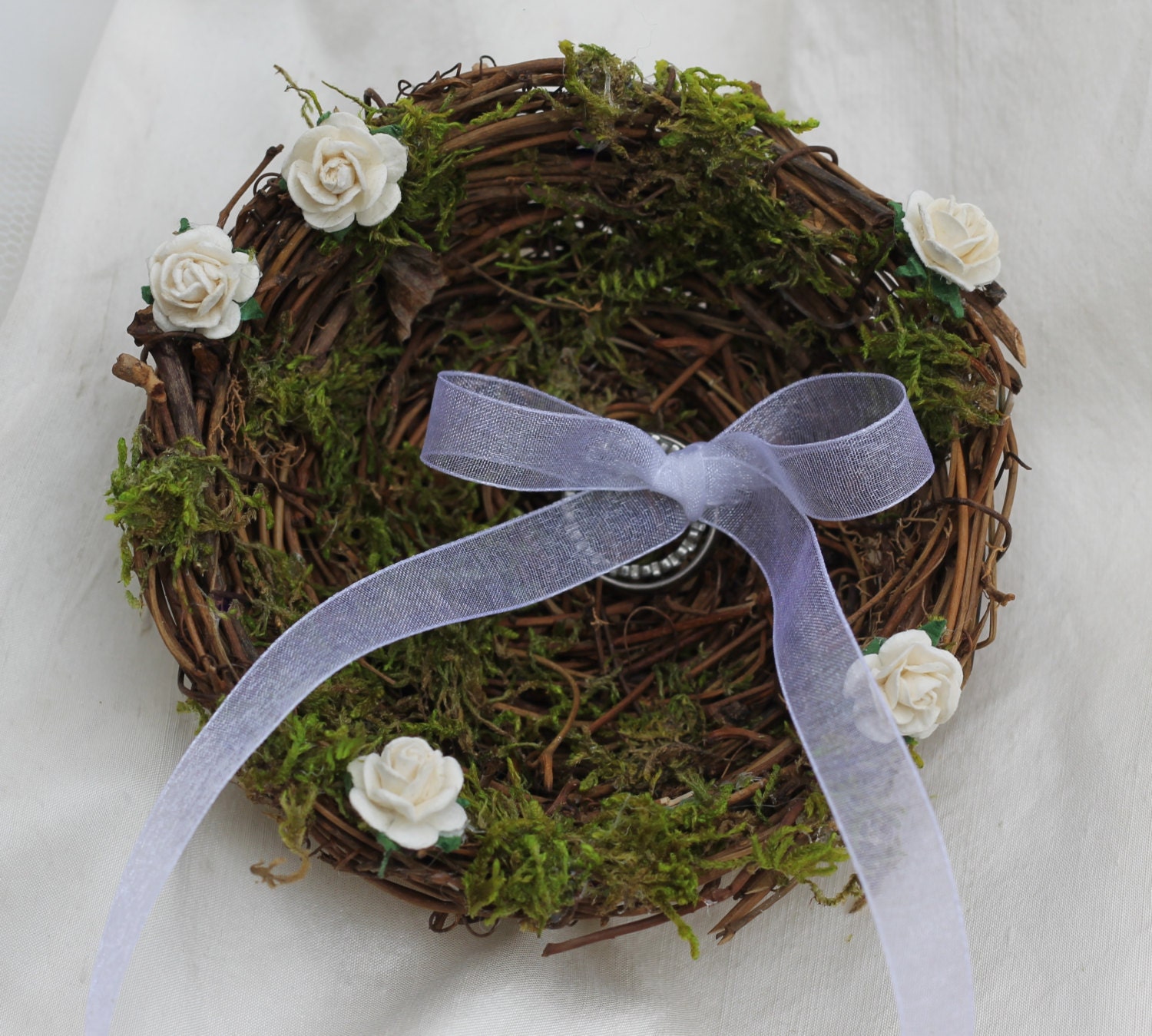 Wedding Ring Bearer Pillow Nest Wedding Ring Pillow