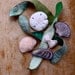 Felt Montessori Toy. Marine Life Sea Shell and Seaweed Set. Spring Nature Table Work by Aly Parrott on Etsy.