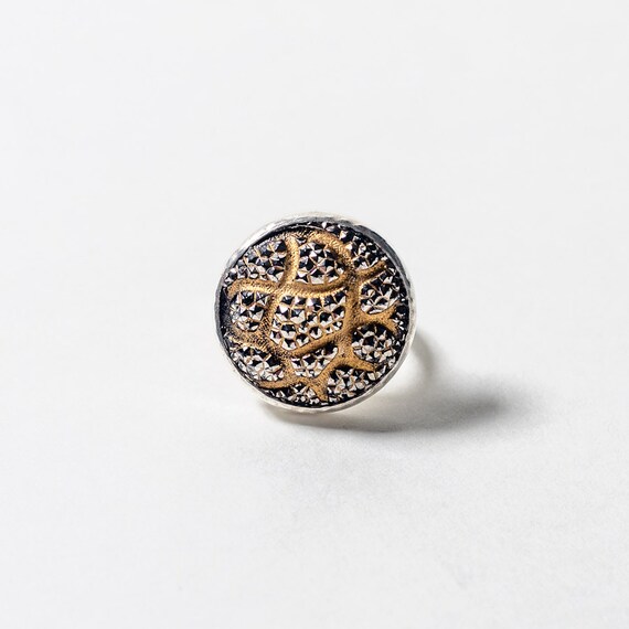 Stardust Ring - Gold Tone