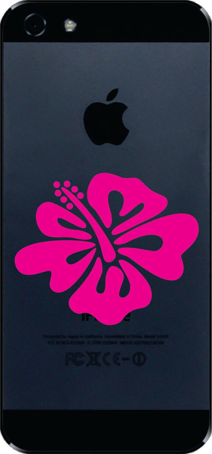 SALE Hawaiian Flower Iphone Vinyl Decal