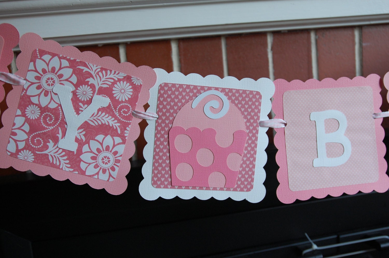 Cupcake Happy Birthday Banner, Cupcake Theme Birthday, Cupcake Party, Cupcake Theme, Pink Cupcake
