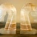 Pair of Vintage Quartz Horse Head Bookends