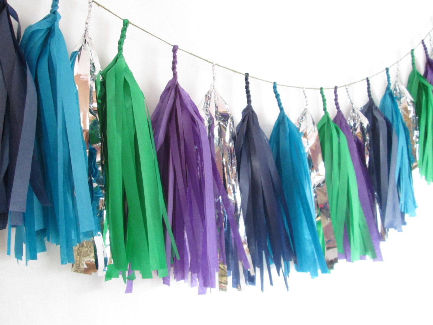 Mermaid Confetti Tassel garland