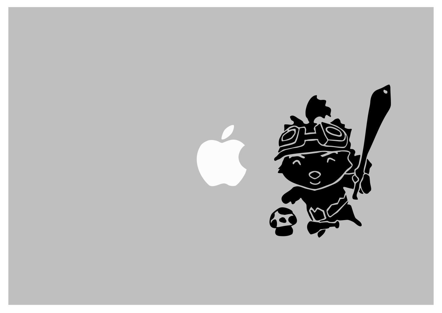 League of Legends - TEEMO decal: For Laptop, Car etc..