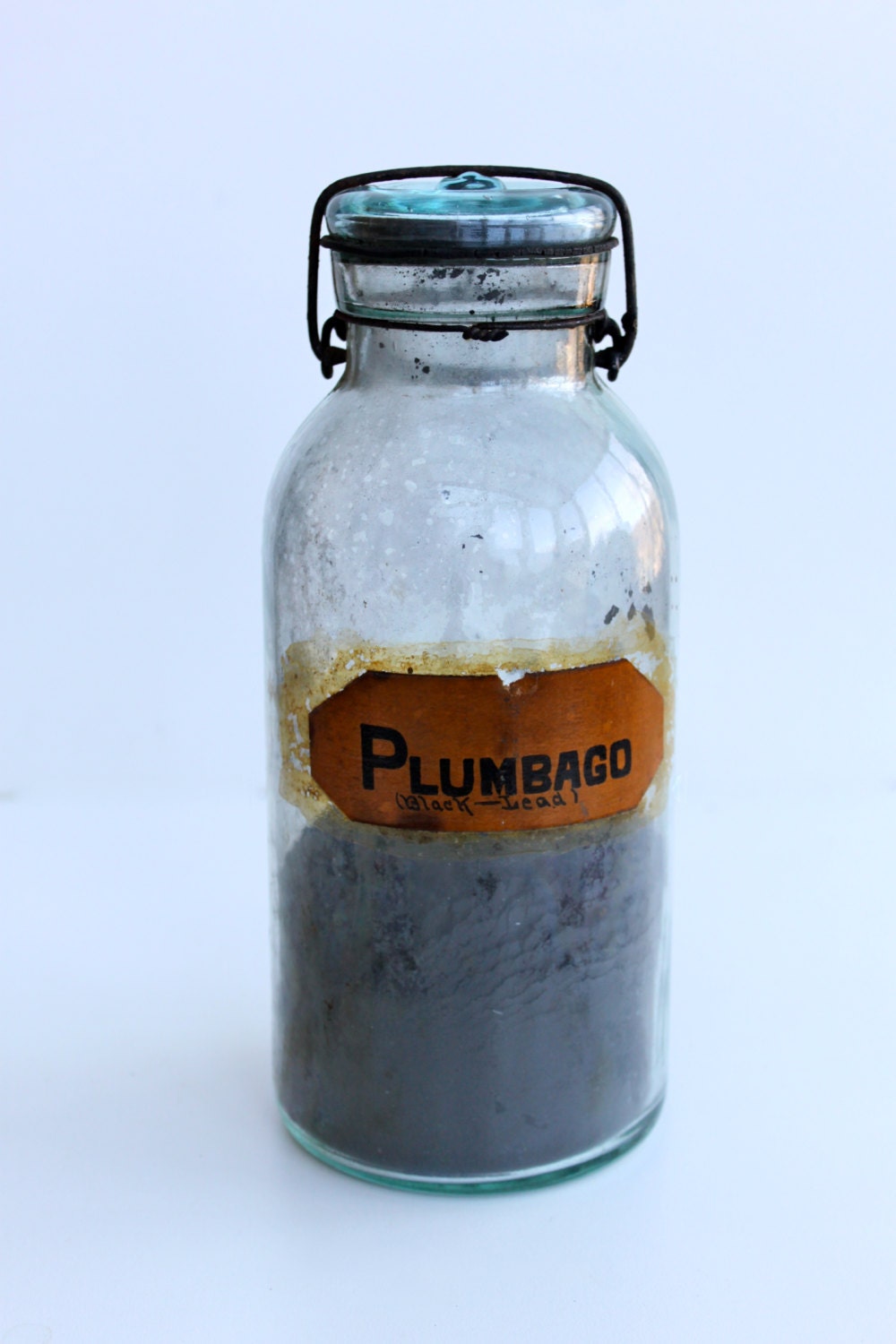 Antique druggist or herbalist bottle - 8