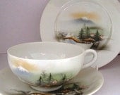 Japanese Cup, Saucer and Plate Tea Set UK