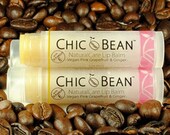 VEGAN Pink Grapefruit & Ginger NaturalCare Lip Balm by CHIC BEAN with Vitamin E