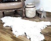 Sheep Skin Rug white