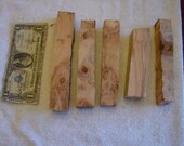 5 apple burl/figured pen blanks