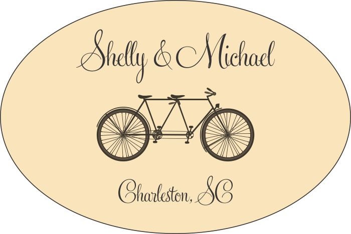 Personalized Wedding Stickers - 100 3x2 Oval Wedding Favor / Welcome Bag Labels - Compare and Save Il_570xn
