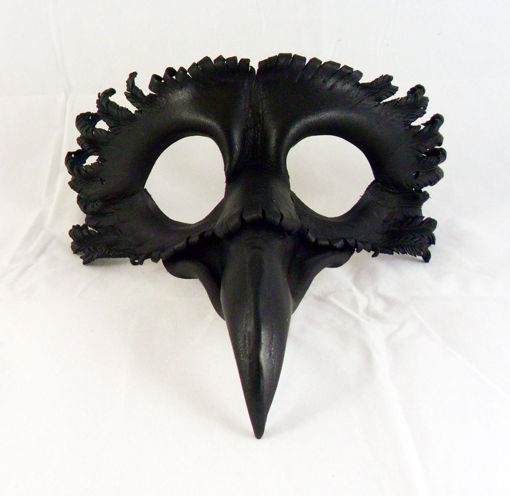Raven Leather Mask