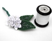 Beautiful Boutonnières: Trio of White Flowers