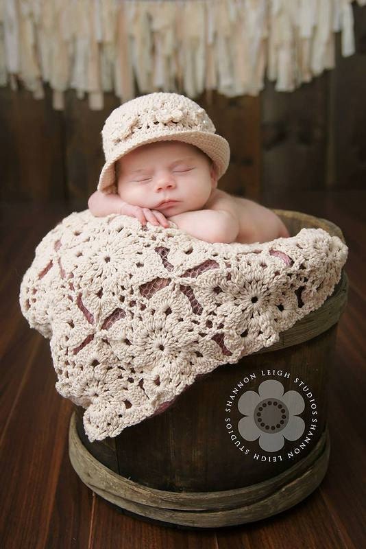 Newborn Baby Blanket,  Newborn Hat, Lace Blanket, Blush, Light Beige, Photo Prop, READY TO SHIP