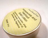 Honeysuckle and Patchouli Solid Lotion, Pocket Size