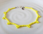 Friendship Jewelry in Yellow, Stackable Bohemian Bracelet, Best Friend Jewelry, Seed Bead Jewelry, Minimalist Bracelet, Gift Ideas