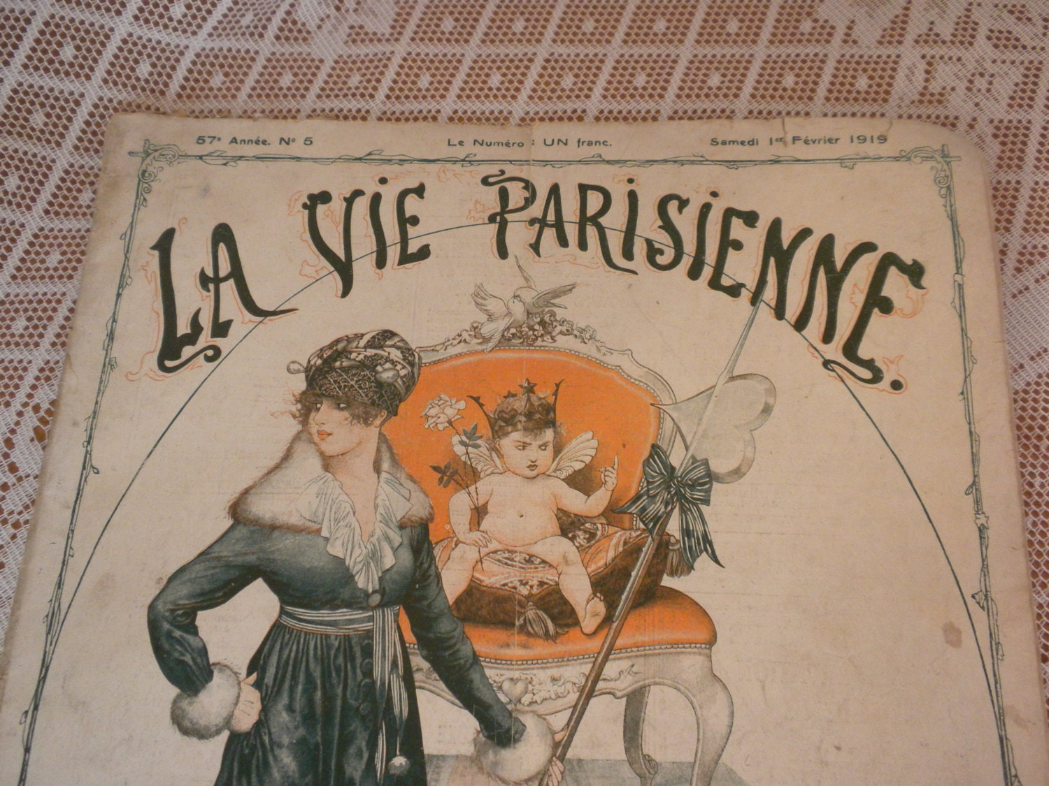 La Vie Parisienne, 1919 vintage French risque magazine