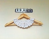 Peter Pan Collar, detachable collar, white lace collar, collar necklace, dress collar