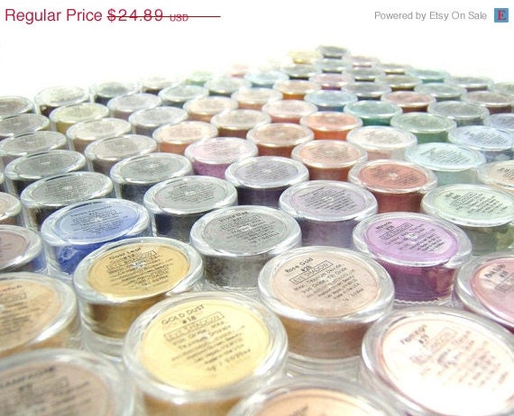 60% OFF SUMMER SALE Eyeshadow Mineral Makeup - Choose Your Own 5 Eye Colors