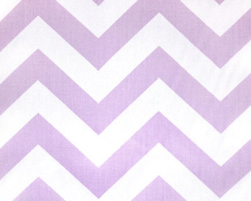 Custom Rod Pocket Curtains-Pair-Zig Zag Light Purple