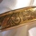 Victorian etched gold hinged bracelet from L.M. & Co. sale price