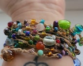 Bead Blitz: Versatile crocheted necklace / bracelet / belt / headband