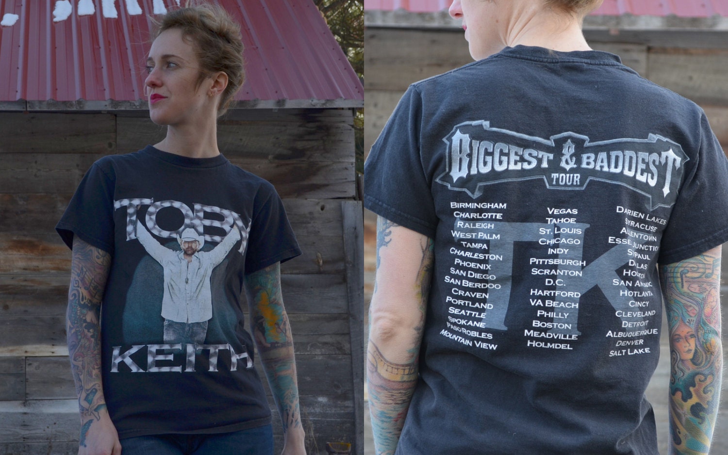 Vintage Late 90's I Wanna Talk About Me Toby Keith Tour T Shirt