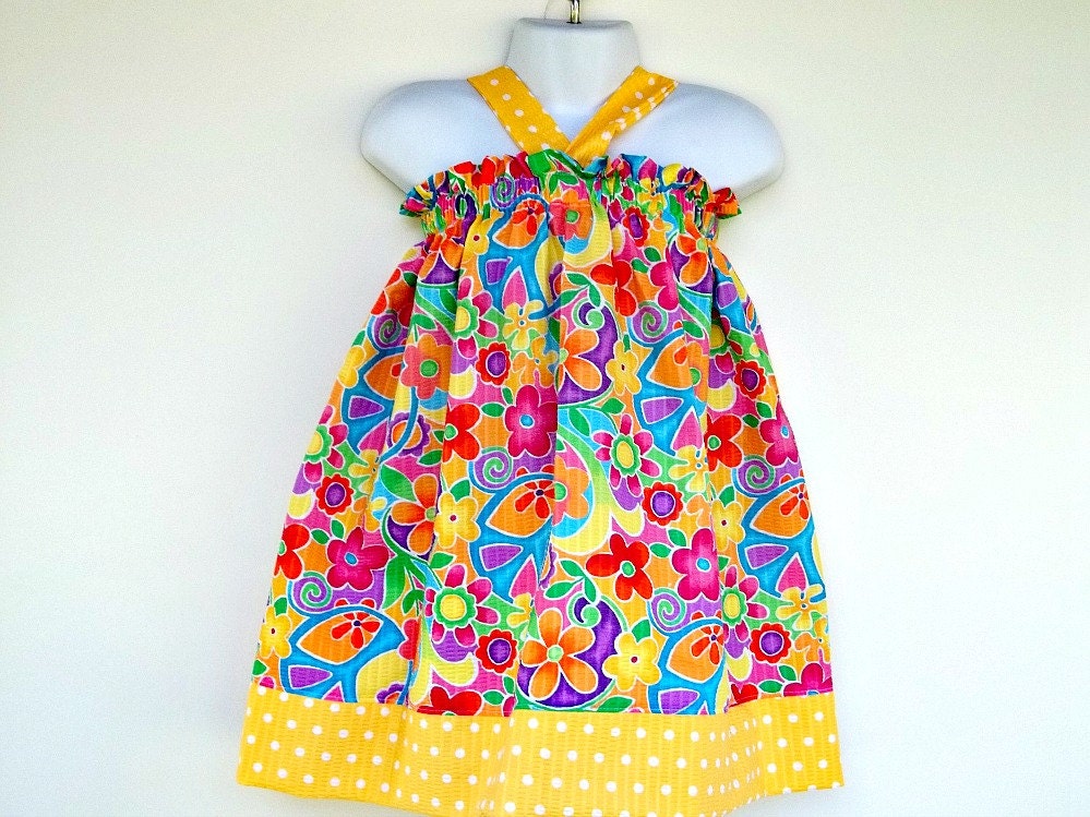 Halter Pillowcase Dress, Girl Seersucker Summer Dress, Baby Girl Dress, Custom Boutique Spring Children Clothing