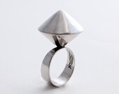 Modernist Alton Sweden Sterling Silver Ring Scandinavian Nordic Minimalist 1970s