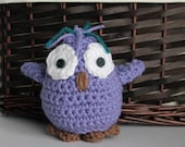 Custom Order - Chubby Stuffed Lil Owl - 5 inches - Kids Toy